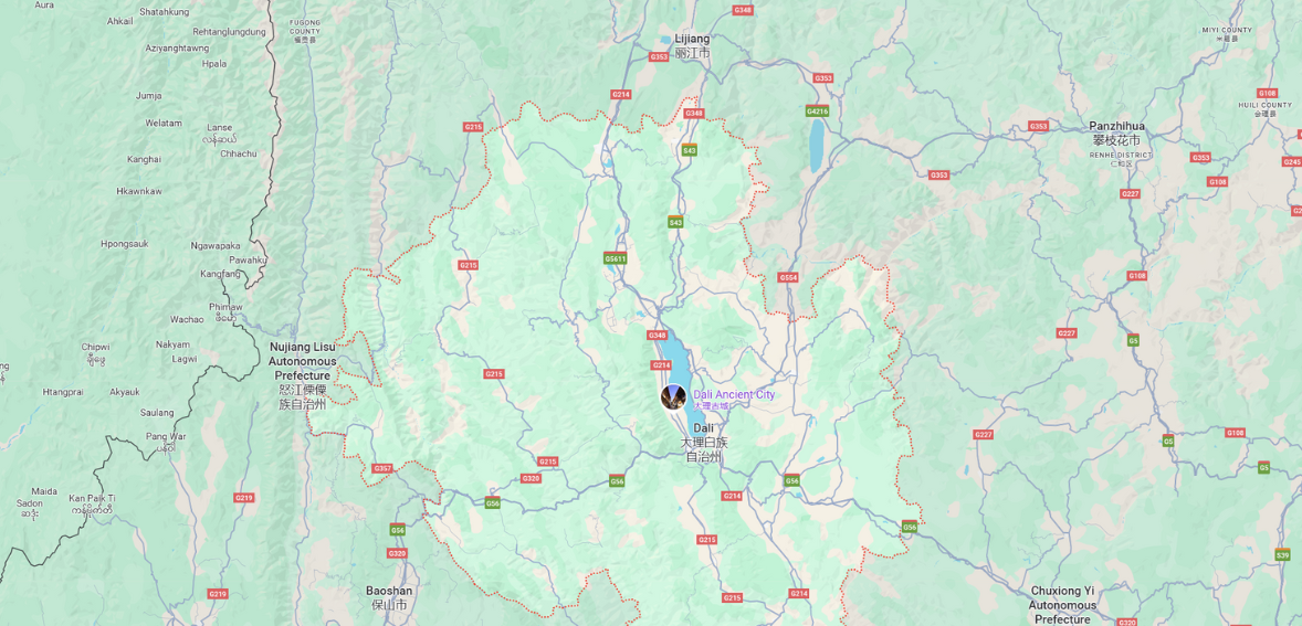 yunan-dali-map
