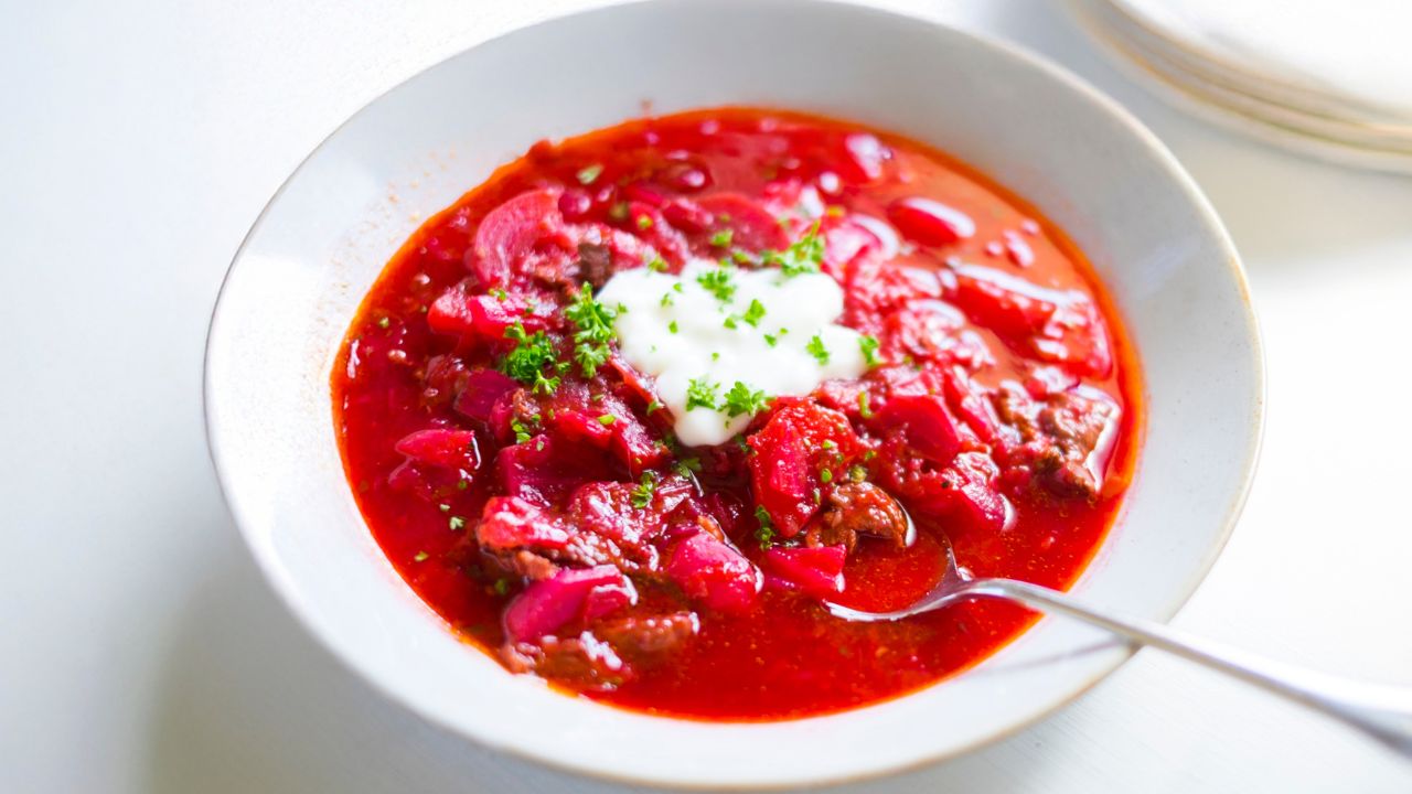 Russian Borscht soup at Shashlik Singapore